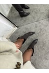 Kahverengi Kadın Hakiki Deri Çizme