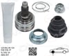 Aks Kafası Dış Sağ/Soll Bmw E36 E46 Tekerlek Tarafı Uzunluk 124Mm Gva 4499010K
