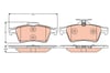 Arka Balata Focus Iı Cmax 03> Connect 02> Laguna Iıı 07> Opel Vectra C 02> Sıgnum 03> Cıtroen C5 08> Peugeot P508 10>18 1647875980-4254.A8 Trw Gdb2086