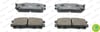 Arka Balata Frontera A .B 92 >02 > Monterey 92-99 Isuzu Tropper 91 >00 > Ferodo Fdb1017
