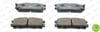 Arka Balata Frontera A .B 92 >02 > Monterey 92-99 Isuzu Tropper 91 >00 > Ferodo Fdb1017