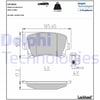 Arka Balata Passat-Cc-Caddy-Golf5-Golf6-Jetta-A3-A6-Leon-Octavıa-Superb 04 > Delphı Lp1824