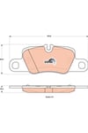 Arka Balata Porsche 911 2011-2019 Panamera 2011 >2016 Trw Gdb1849