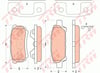 Arka Balata Sebrıng Js 2.0 Vvt-2.4 Vvt-2.7 Vvt-2.0 Crd 07-10 Avenger 2.0-2.4-2.7-2.0 Crd 07 > Trw Gdb4143