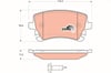 Arka Balata Vw Transporter T5 03-09 A4 04-09 A6 04-11 A8 03-10 Fişsiz Trw Gdb1516