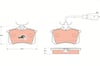 Arka Disk Balata Galaxy Wgr -Alhambra 7V8-7V9 -Sharan -Transporter T4 Trw Gdb1415