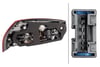 Arka Far Sağ Ampul Teknolojisi Citro N/Ds/Peugeot Hella 2Sk011054101