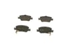 Arka Fren Balata Toyota Aurıs. Corolla 1.33L 1.6L 1Nr-Fe 1Zr-Fae Nre180 Zre181 Zre185 12-> 1.4L 1Nd-Ftv D-4D Nde150 Nde180 07-> Bosch 0986494182