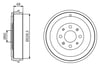 Arka Kampana Corsa D 07> Corsa E 14> Adam 13> Punto-Grande Punto 05> 274X228x61x48x4dl 14 İnç 51901444-51901443-55703043 Bosch 0986477208