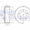 Arka Kampana Transıt V.184 01>06 Tek Teker 280 / 80.5 Mm Delphı Bf478