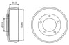 Arka Kampana Transıt V.184 01>06 Tek Teker 280 / 80.5 Mm Bosch 0986477203