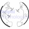 Arka Pabuç Balata Transit T12 2.0-2.5Dı-2.5Td 91-98 254X52 Gs8629 7132050 Delphı Ls1701