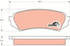 Balata Arka Disk Lexus Lx 4.7 98-08 Toyota Land Cruıser J10 4.2-4.7 98-07 Trw Gdb3198