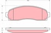 Balata Ön Disk Ford Explorer-Ranger 4.0 V6 02 > Trw Gdb4131