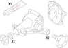 Conta Seti. Diferansiyel Kıt Dsk Rear Mıtsubıshı Gasket Set. Differential Corteco 19536139