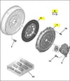Debriyaj Seti Baskı Disk P308-P3008-P5008-C4-C4 Pıcasso 1.6 Hdi 228Mm X 18 Diş Egs 6 Şanzuman Psa 2052.X5