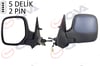 Dış Dikiz Aynası Sol Berlıngo-Partner 97> Mekanik Isıtmalı Konveks Astarlı 2 Fiş Vm-118Npl Gva 1045105