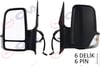 Dış Dikiz Aynası Sol Crafter 06>Sprınter 06> Elektrikli Isıtmalı Sinyalli Çift Cam Konveks 6 Fiş Vm-379Ehl Gva 1075560