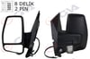 Dış Dikiz Aynası Sol Transit Custom V362 12> Mekanik Desenli Sinyalli Konveks Gva 1032211