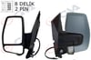 Dış Dikiz Aynası Sol Transit Custom V362 12> 17 Mekanik Astarlı Sinyalli Gva 1032213