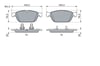 Disk Balata A8 2.0 Tfsı Hybrid 02.2012 - 11.2015; A8 2.0 Tfsı Quattro 09.2016 - 01.2018; A8 2.5 Tfsı Bosch 0986494988