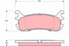 Disk Balata Arka Aks Ford Asıa Oceanıa Laser / Laser Lıdea Ba2-Ba3-Ba4-Bj2 -Laser Hatchback Ba3- Bf3-Bf4-Bg3-Bj4 -Lıata Bj2-Bn2 -Lıata Hatchback Mazda 323 C V Ba -323 F V Ba -323 S V Ba 1994-> Trw Gdb3319