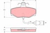 Disk Balata Arka Aks Jaguar Xj-Xj Xj40-Xj81 1986->1989 Trw Gdb412