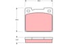 Disk Balata Arka Aks Volvo 240 P242-P244 -240 Kombi P245 -260 P262-P264 -260 Coupe P262 -260 Est Ate P265 -740 744 -740 Kombi 745 -780 782 -850 854 -850 Estate 855 -940 944 -940 Iı 944 -940 Trw Gdb1066