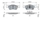 Disk Balata Envoy 4.2 09.2004 - 08.2009; Envoy 4.2 4X4 09.2001 - 08.2003; Envoy 4.2 Awd 09.2003 - 08 Bosch 0986494960