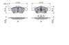 Disk Balata Envoy 4.2 09.2004 - 08.2009; Envoy 4.2 4X4 09.2001 - 08.2003; Envoy 4.2 Awd 09.2003 - 08 Bosch 0986494960