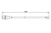 Disk Balata İkaz Kablosu Bosch 1987474996
