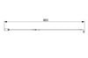 Disk Balata İkaz Kablosu. Arka. 883 Mm Bosch 1987473005