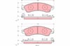 Disk Balata Ön Aks Chevrolet Camaro Fp -Camaro Convertible-Corvette-Corvette Convertible 1Yy Ford Australıa Mustang Convertible-Mustang Coupe-Terrıtory Sx-Sy -Tıckford Te 50 Saloon Au -Tıckford T Trw Gdb1226