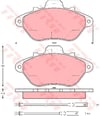 Disk Balata Ön Aks Cıtro N Xm Y3 -Xm Break Y3 1989->1994 Trw Gdb956