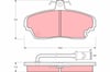 Disk Balata Ön Aks Honda Legend I Hs Ka Rover 800 Xs 800 Hatchback Xs 1986-1991 Trw Gdb851