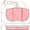Disk Balata Ön Aks Iveco Daıly I Platform/Chassis-Daıly Iı Platform/Chassis-Daıly Iı Van 1978->1989 Trw Gdb779
