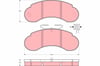 Disk Balata Ön Aks Mercedes-Benz G-Class W460 -G-Class W461 -G-Class W463 -G-Class Cabrio W460 - G-Class Cabrio W463 -Mb Bus W631 -Mb Platform/Chassis W631 -Mb Van W631 Puch G-Modell W460 -G- Trw Gdb950