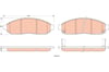 Disk Balata Ön Aks Nıssan Serena C26 2010->2016 Trw Gdb3520