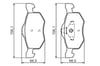 Disk Balata - Ön Bosch 0986494361