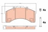 Disk Balata Ön Iveco Eurocargo I-Iıı-Eurostar-Eurotech Mh-Eurotech Mp-Eurotech Mt 93-15 Trw Gdb5024