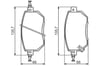 Disk Balata - Ön - Wva 24056 - 136.6X65.9X15.5 Mm Bosch 0986494366