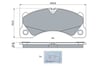 Disk Balata Porsche Bosch 0986424970