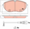 Disk Balata Volkswagen Calıfornıa T6 Camper Sgc Sgg Shc Transporter T6 Multivan Sgf Sgm Sgn Tran Ön Aks Trw Gdb2486