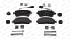 Disk Fren Balatası Arka Jumper 2.0D/2.2D3.0D 04/06>Ducato 40 2.3D-Boxer 2.0D/2.2D/3.0D Ferodo Fvr4950