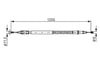 El Fren Teli Arka Sağ/Saol C8-Jumpy-Ulysse-Scudo-807-Expert 07 > 1255Mm/1114Mm Disk Fren Bosch 1987482235