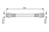 Frem Hortumu Peugeot 406 8B 08/95-01/05-Peugeot 406 Break 8E/F 10/96-10/04-Peugeot 406 Coupe 8C Bosch 1987476678