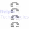 Fren Balata Montaj Takımı Arka Renault Kangoo. Kangoo Be Bop 02/08> Delphı Lx0549