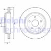 Fren Diski Arka Grand Cherokee Iv 13> Delphı Bg4802c