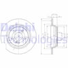 Fren Dıskı Arka Mercedes S-Class W220 98>05 Delphı Bg3725