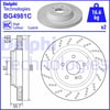 Fren Dıskı Arka Mercedes Sl-Class R230 06>12 Delphı Bg4981c